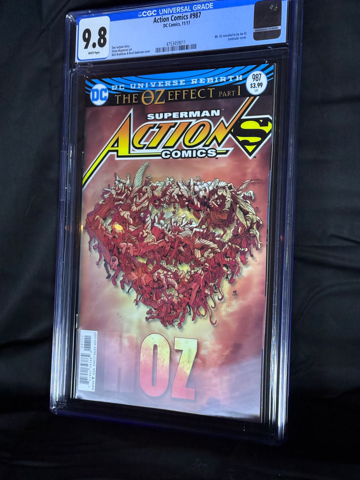CGC GRADED ACTION COMICS #987 LENTICULAR COVER DC COMICS