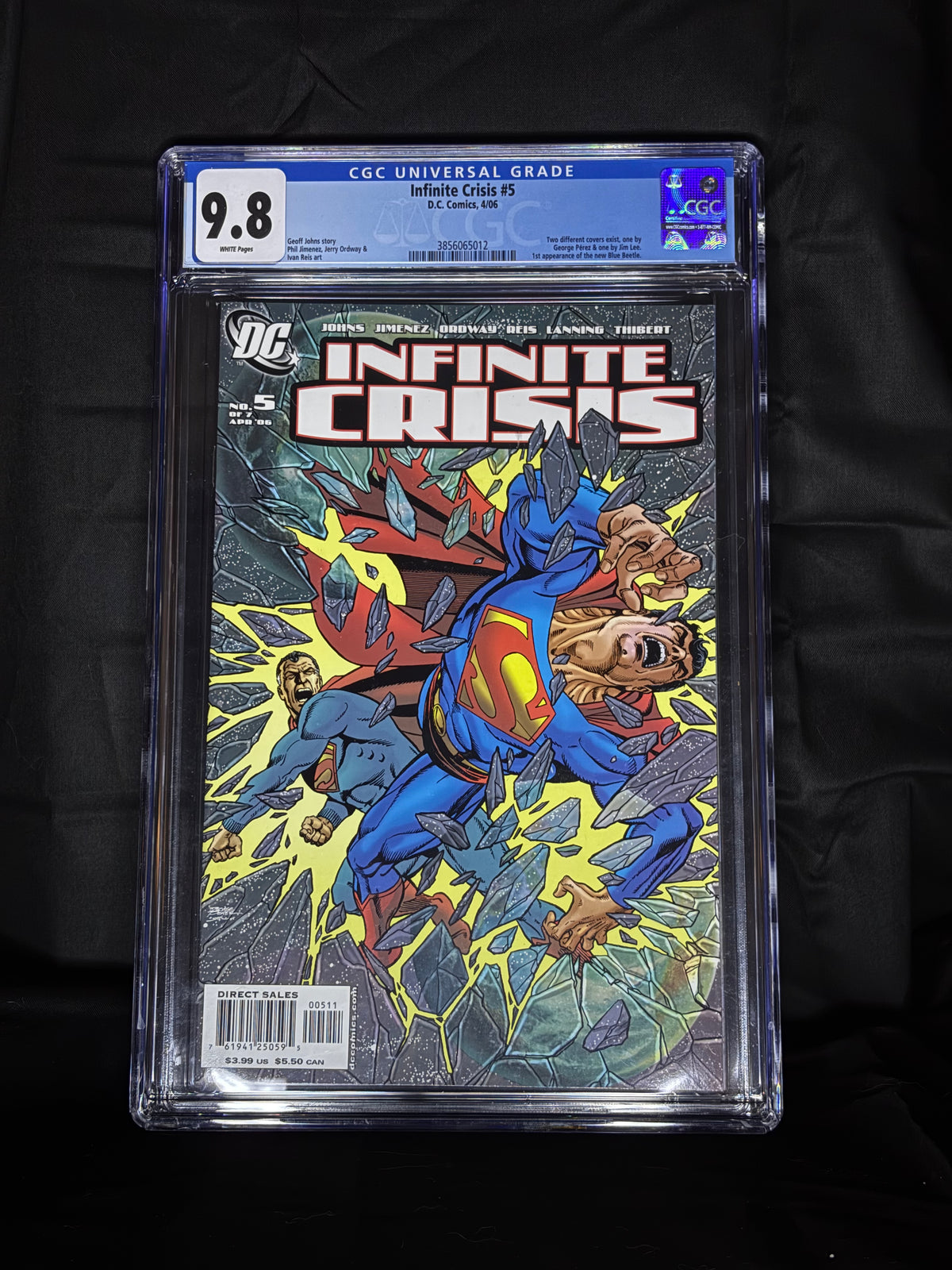 CGC GRADED INFINITE CRISIS #5 FIRST APPERANCE OF BLUE BEETLE DC COMICS