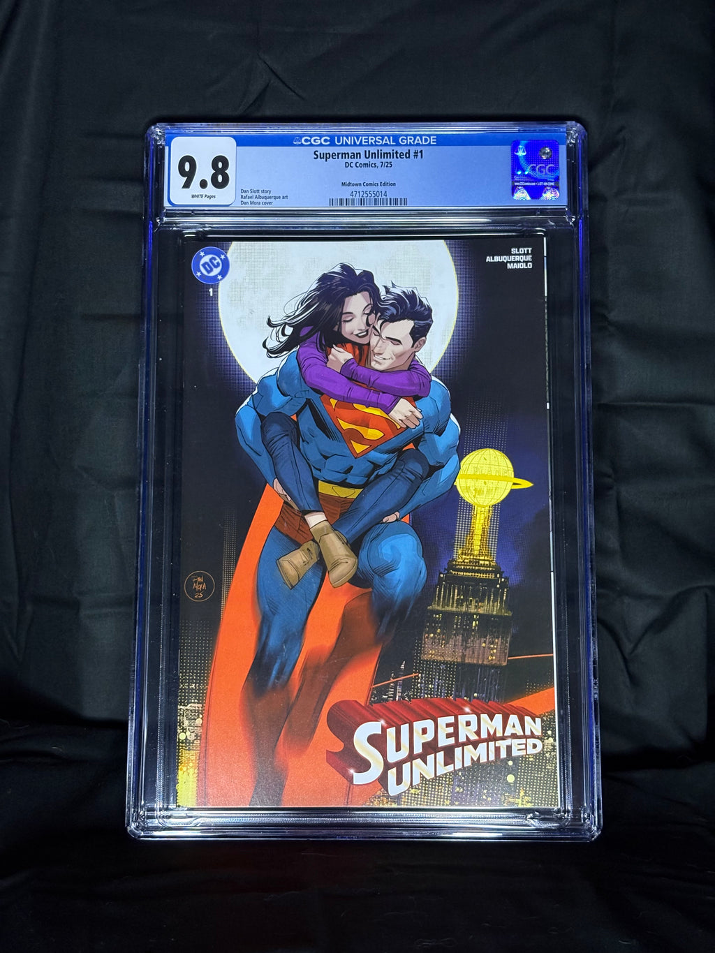 CGC GRADED SUPERMAN UNLIMITED #1 MIDTOWN COMICS EDITION DC COMICS