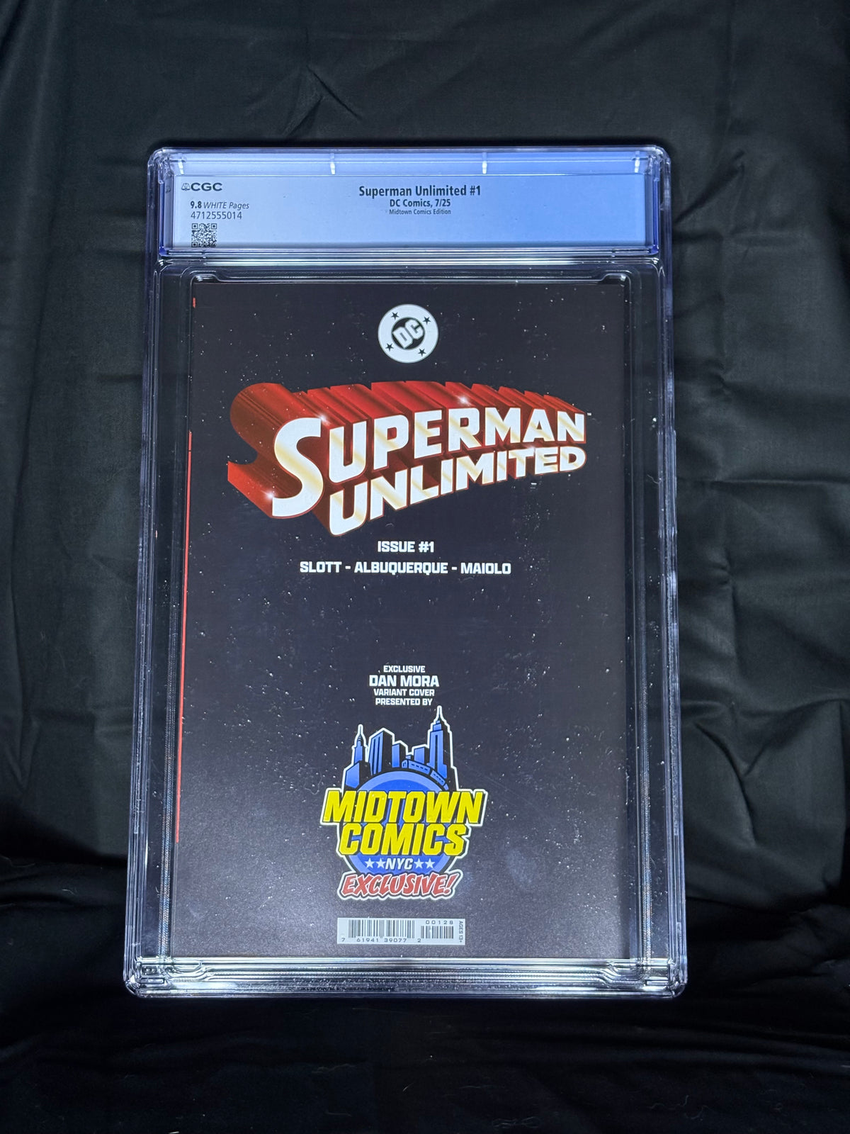 CGC GRADED SUPERMAN UNLIMITED #1 MIDTOWN COMICS EDITION DC COMICS