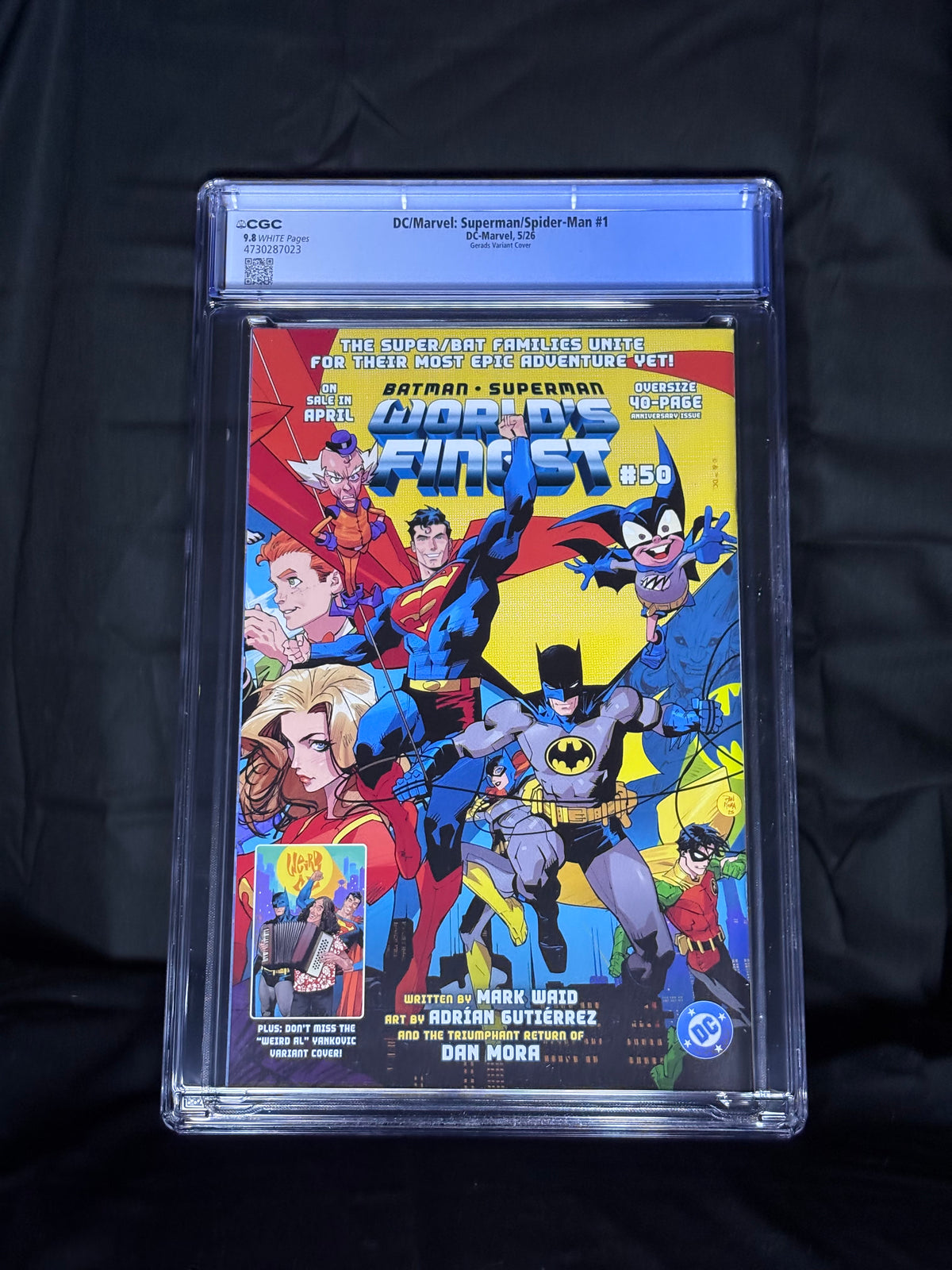 CGC GRADED DC/MARVEL: SUPERMAN/SPIDER-MAN #1 GERADS VARIANT COVER