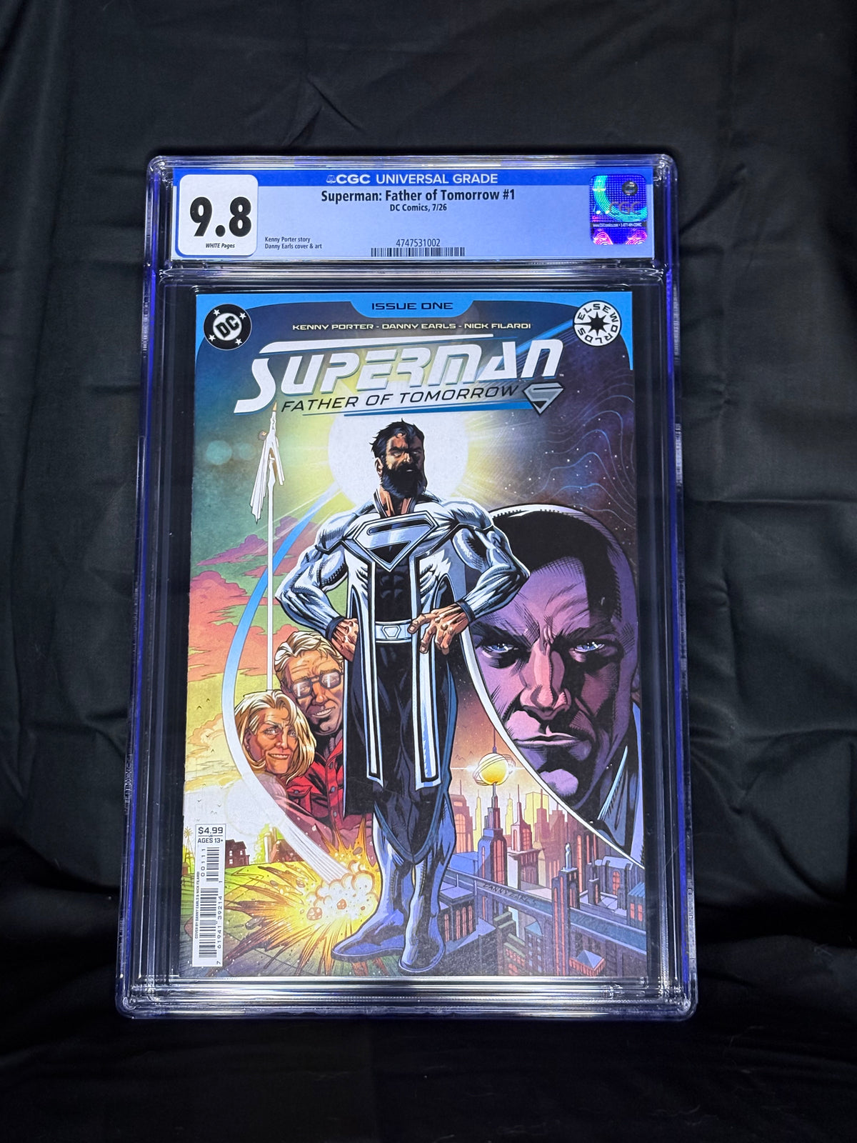 CGC GRADED SUPERMAN: FATEHR OF TOMORROW #1 DC COMICS