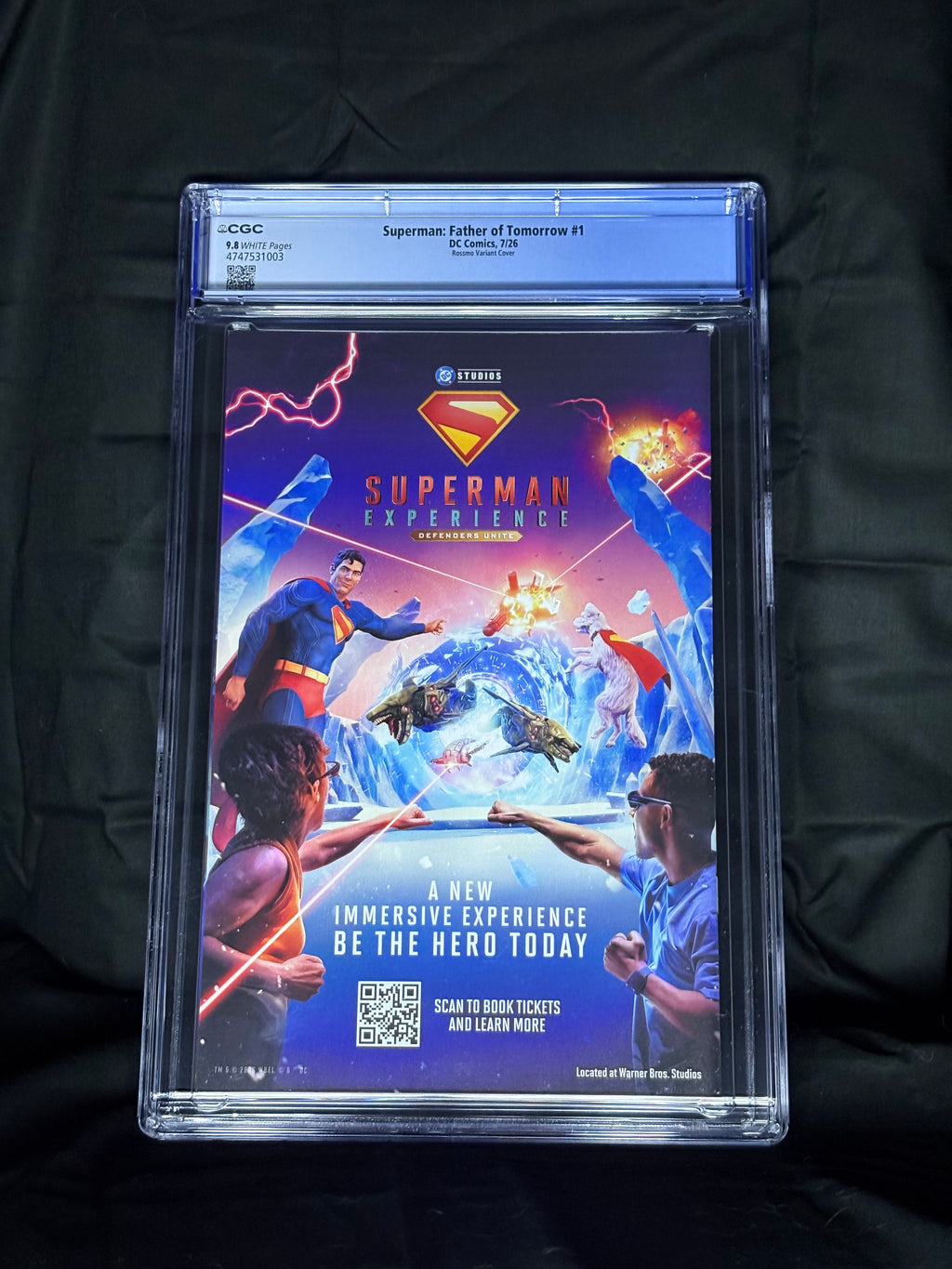 CGC GRADED SUPERMAN: FATHER OF TOMORROW #1 ROSSMO VARIANT COVER DC COMICS