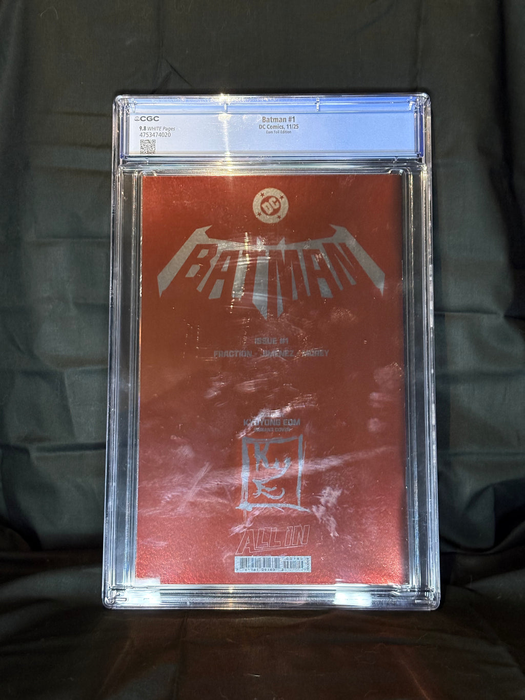 CGC GRADED BATMAN #1 EOM FOIL EDITION DC COMICS
