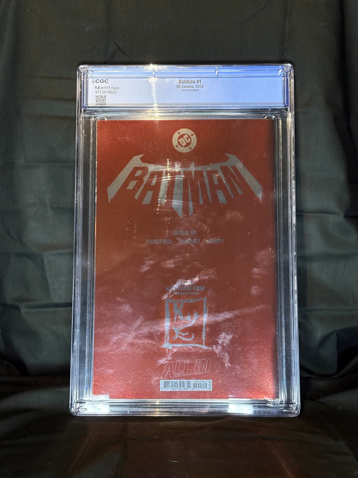 CGC GRADED BATMAN #1 EOM FOIL EDITION DC COMICS