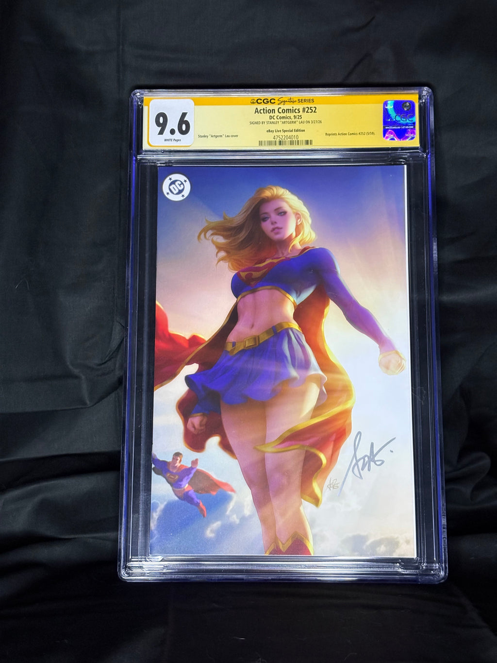 SIGNED/GRADED ACTION COMICS #252 DC COMICS eBay LIVE EDITION