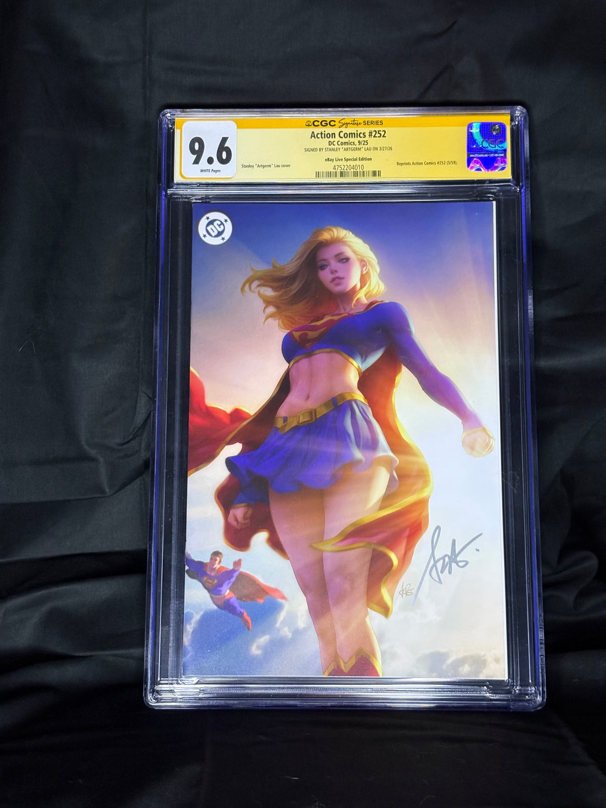 SIGNED/GRADED ACTION COMICS #252 DC COMICS eBay LIVE EDITION