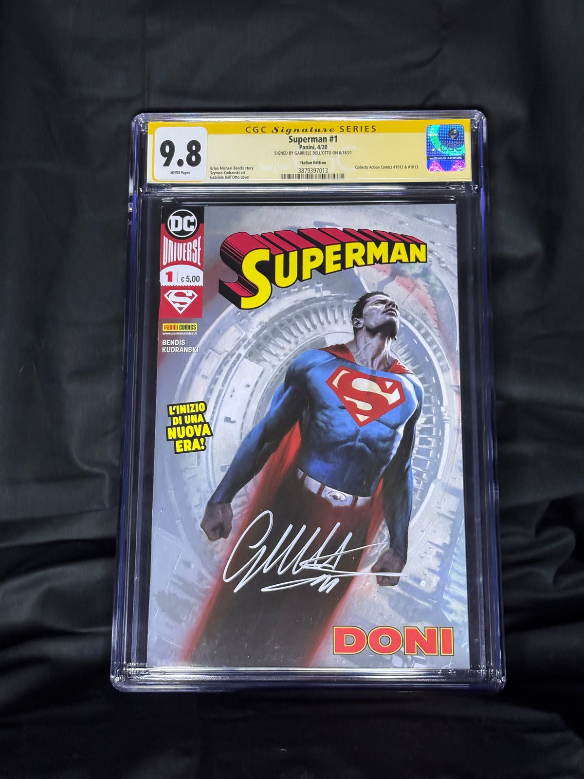 SIGNED/GRADED SUPERMAN #1 ITALIAN EDITION