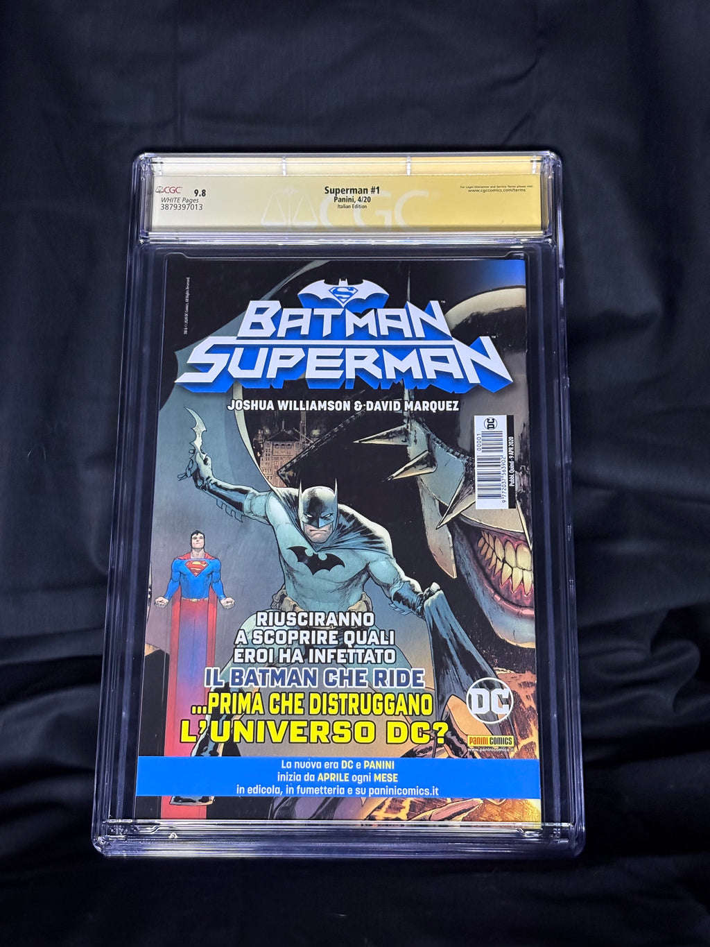SIGNED/GRADED SUPERMAN #1 ITALIAN EDITION
