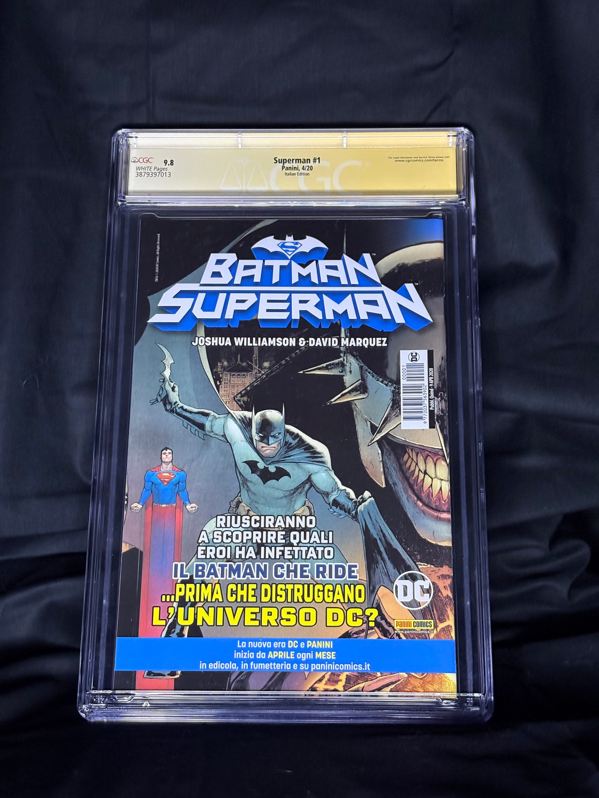 SIGNED/GRADED SUPERMAN #1 ITALIAN EDITION