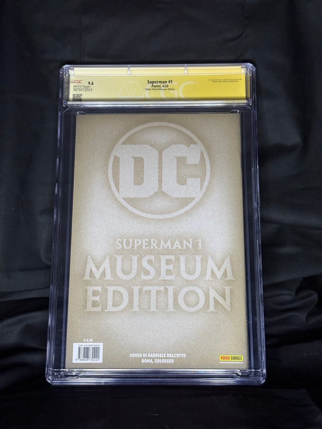 SIGNED/GRADED SUPERMAN #1 ITALIAN EDITION/MUSEUM EDITION VIRGIN COVER