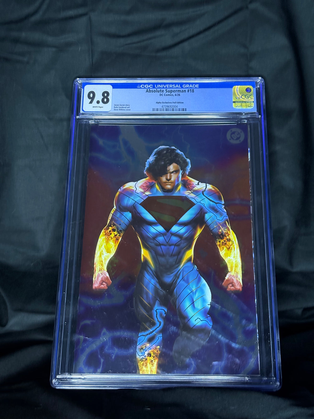 CGC GRADED ABSOLUTE SUPERMAN #18 ALPHA EXCLUSIVES FOIL EDITION