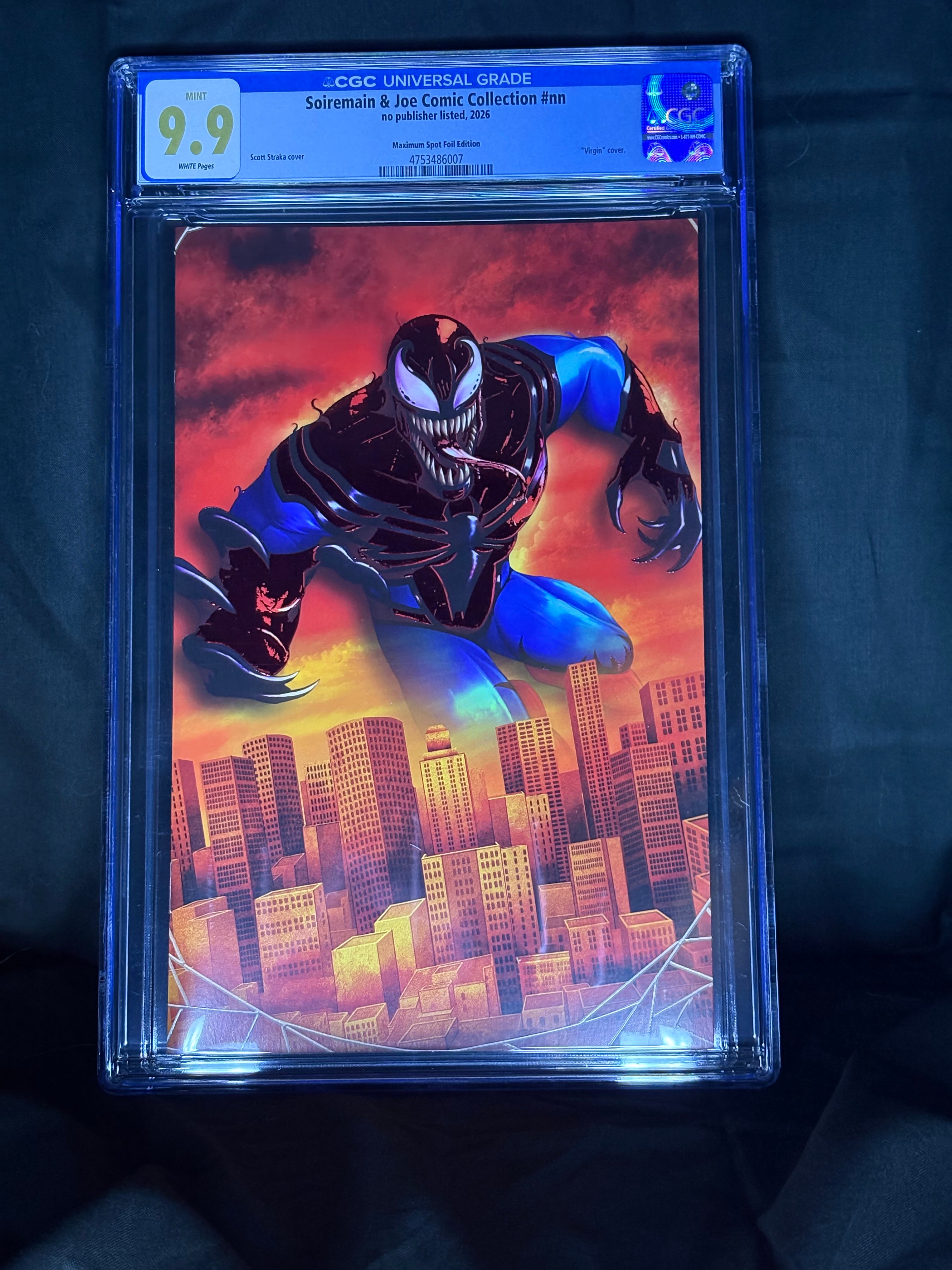 CGC GRADED SOIREMAIN & JOE COMIC COLLECTION MAXIMUM SPOT FOIL EDITION