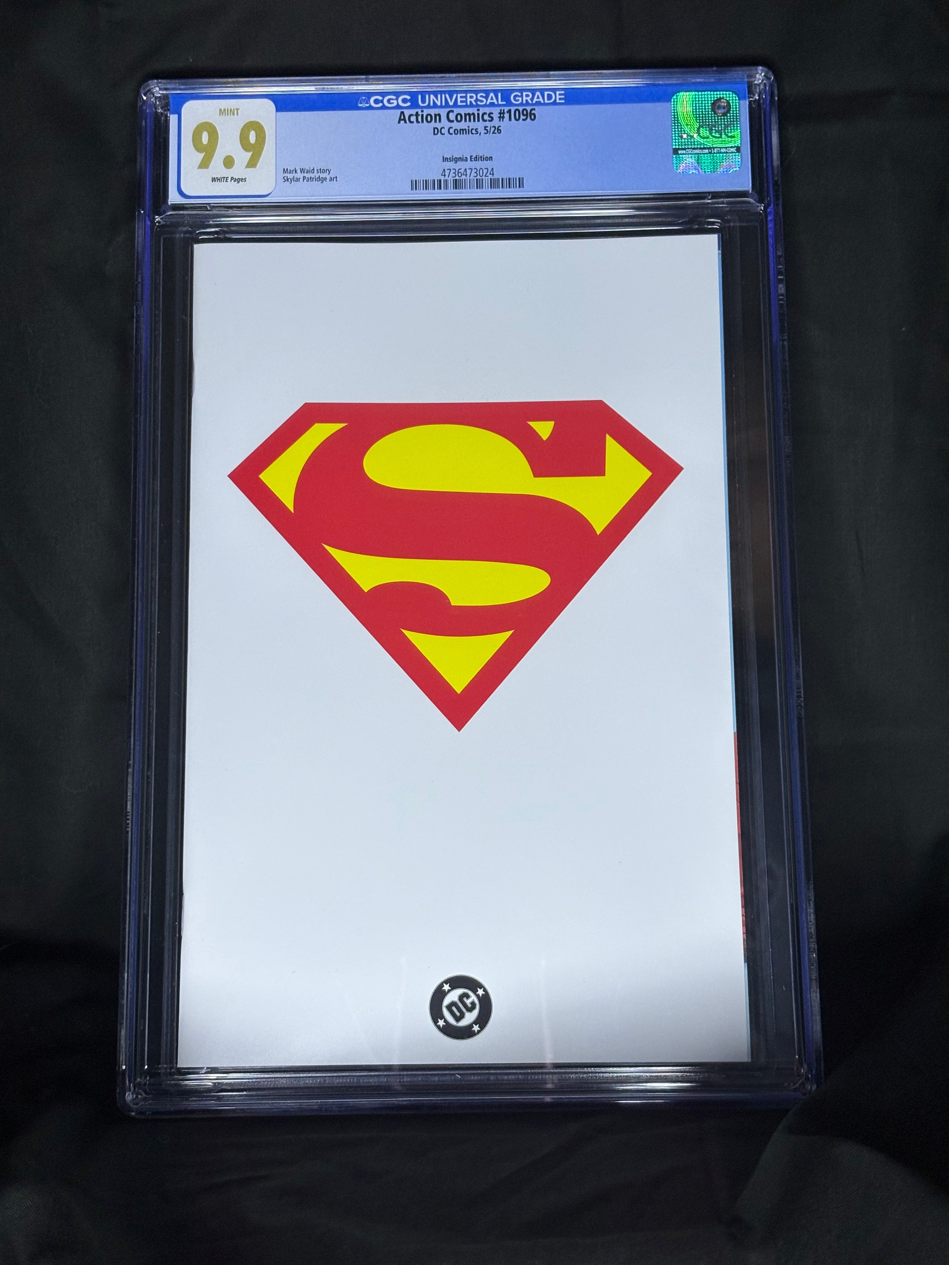 CGC GRADED ACTION COMICS #1096 INSIGNIA EDITION DC COMICS