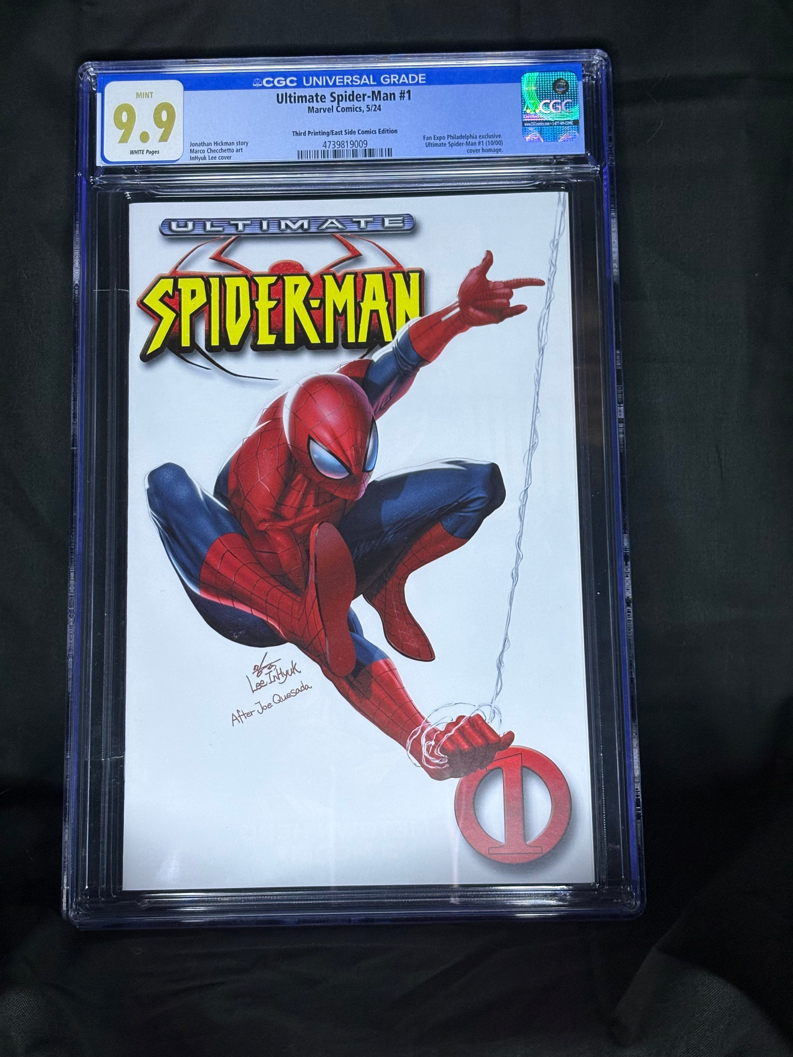 CGC GRADED ULTIMATE SPIDER-MAN #1THIRD PRINTING/ EAST SIDE COMICS EDITION FAN EXPOPHILADELPHIA EXCLUSIVE