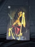 SIGNED WONDER WOMAN #25 ALPHA EXCLUSIVES CARLA COHEN "VIRGIN" VARIANT