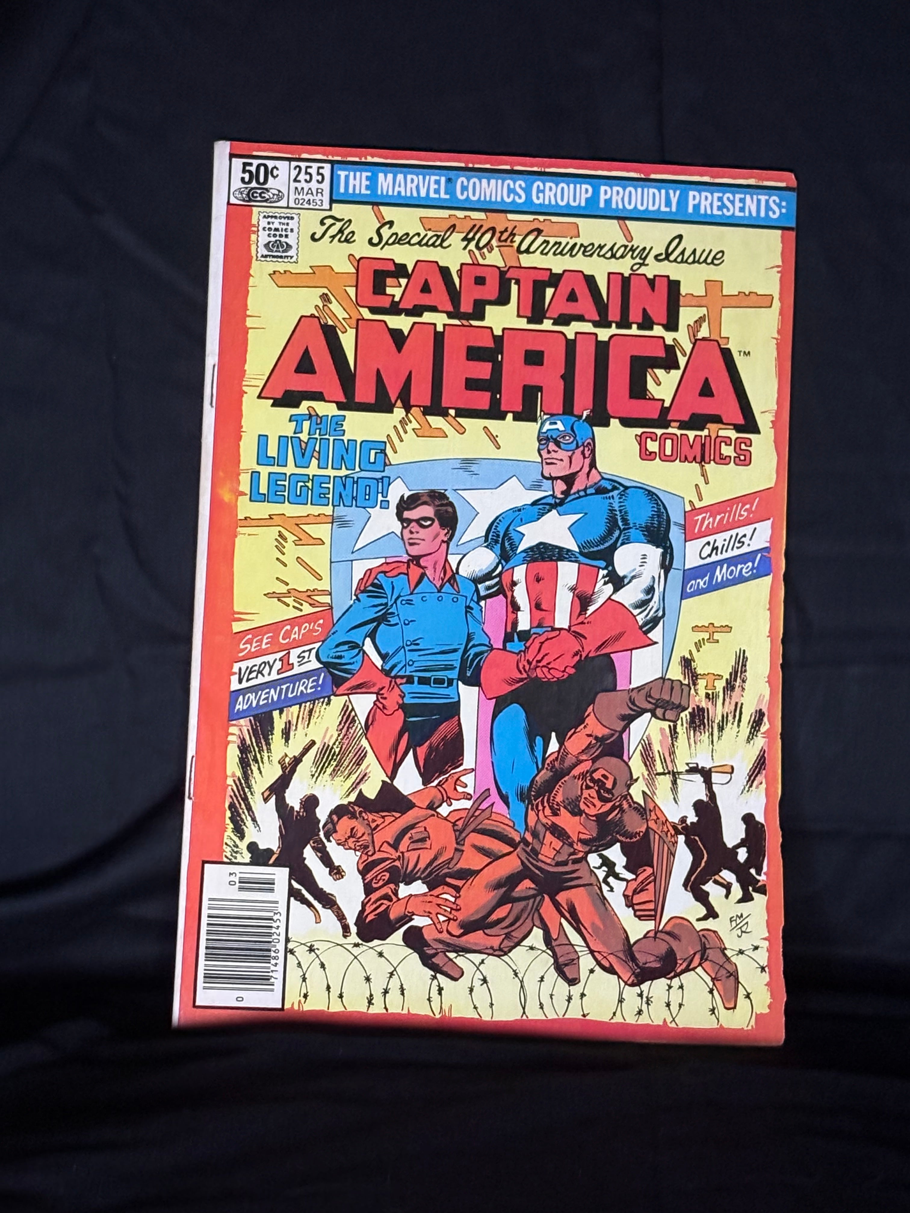 CAPTAIN AMERICA #255 THE SPECIAL 40TH ANNIVERSARY ISSUE