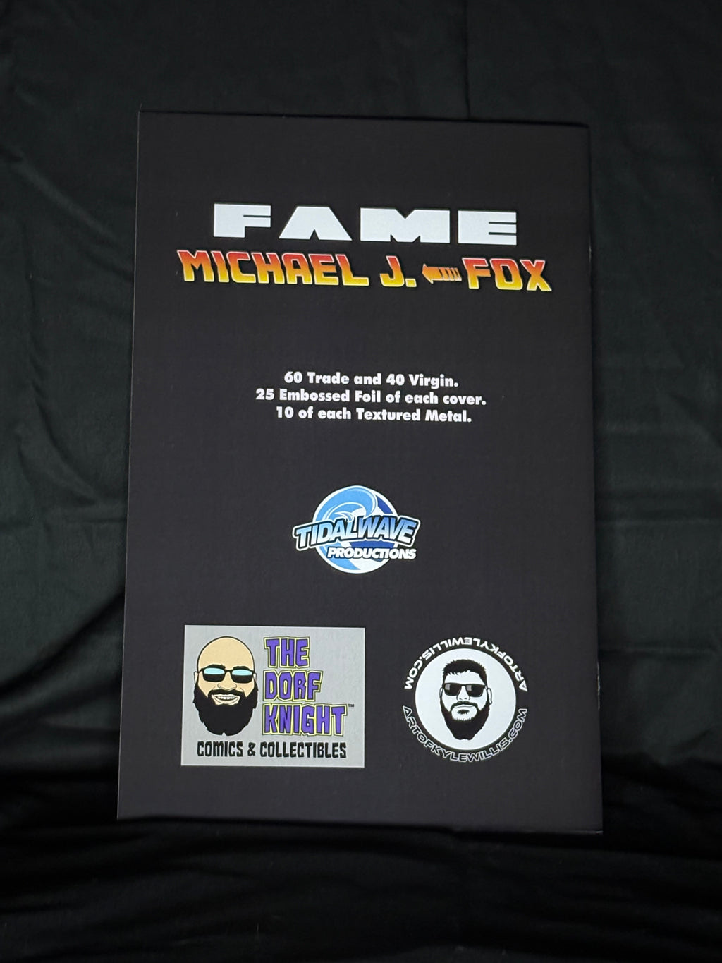 FAME: MICHAEL J. FOX #1 KYLE WILLIS EXCLUSIVE VARIANT "VIRGIN" COVER