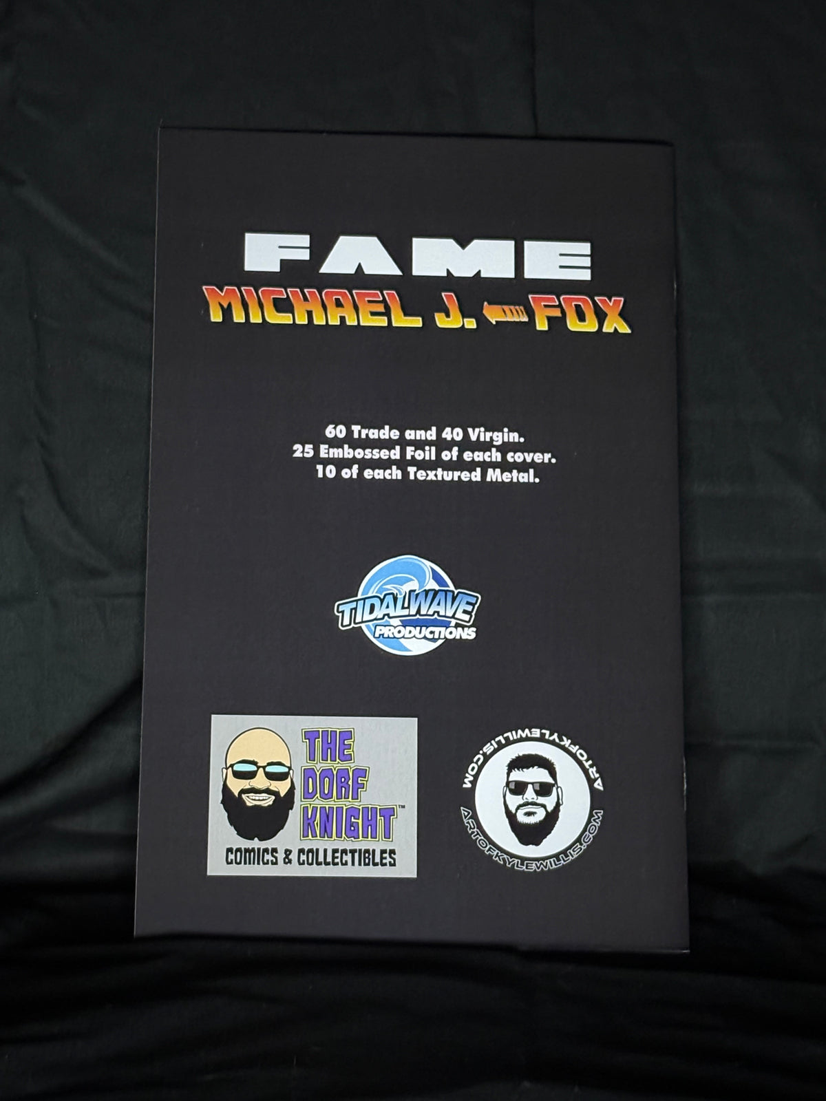 FAME: MICHAEL J. FOX #1 KYLE WILLIS EXCLUSIVE VARIANT "VIRGIN" COVER