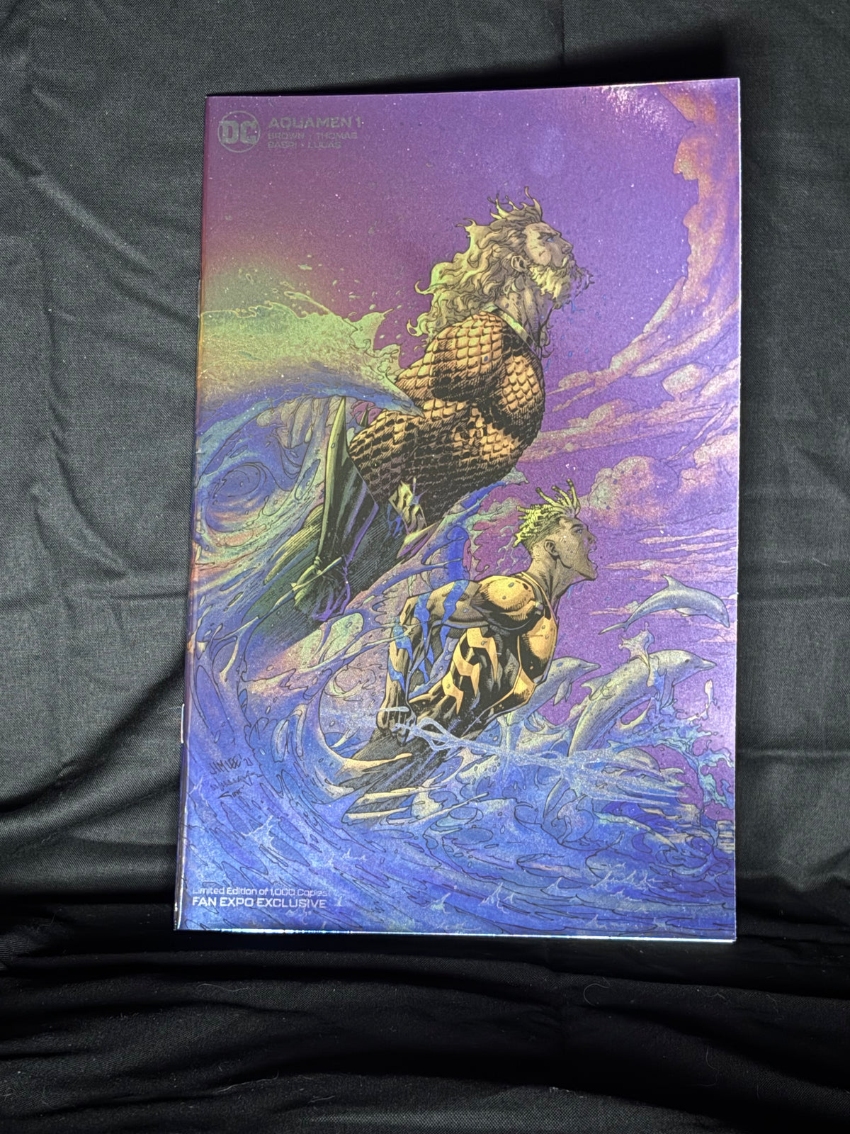 AQUAMEN #1 FAN EXPOEXCLUSIVE FOIL VARIANT