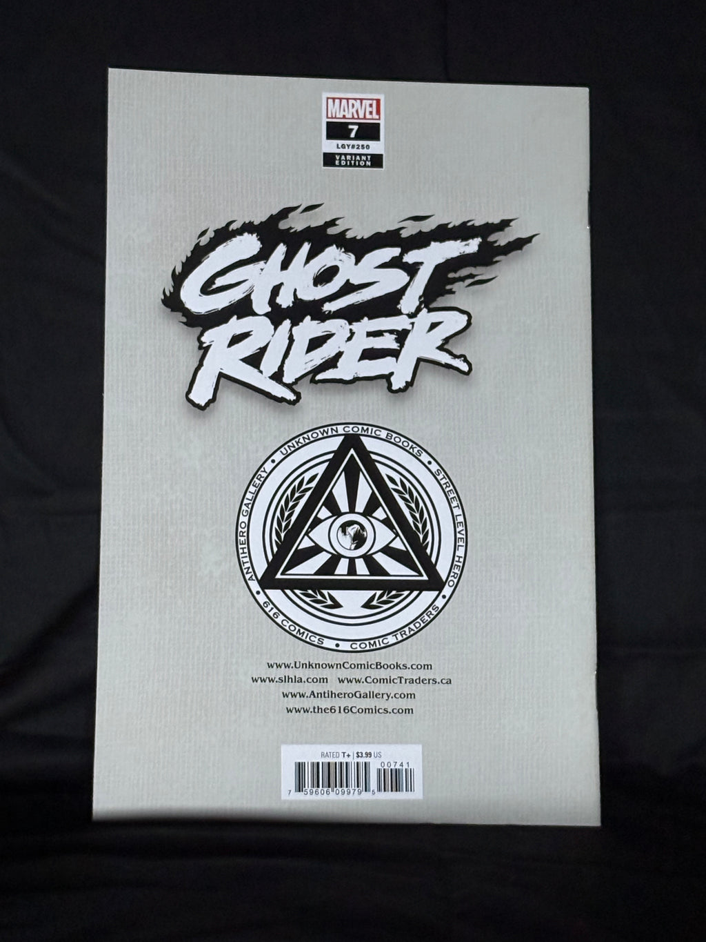 GHOST RIDER #7 ALAN QUAH EXLUSIVE VARIANT