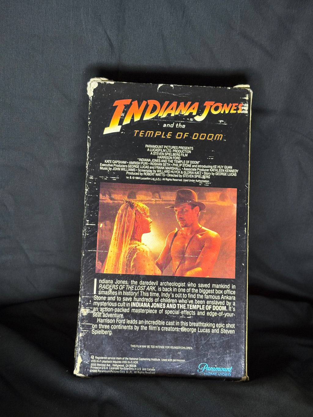 VHS | INDIANA JONES AND THE TEMPLE OF DOOM