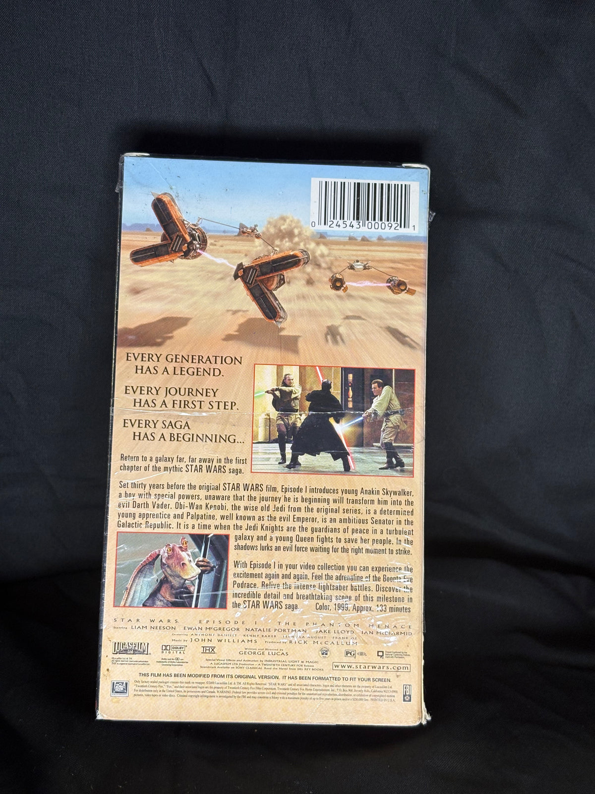 VHS | STAR WARS: EPISODE 1 - THE PHANTOM MENACE