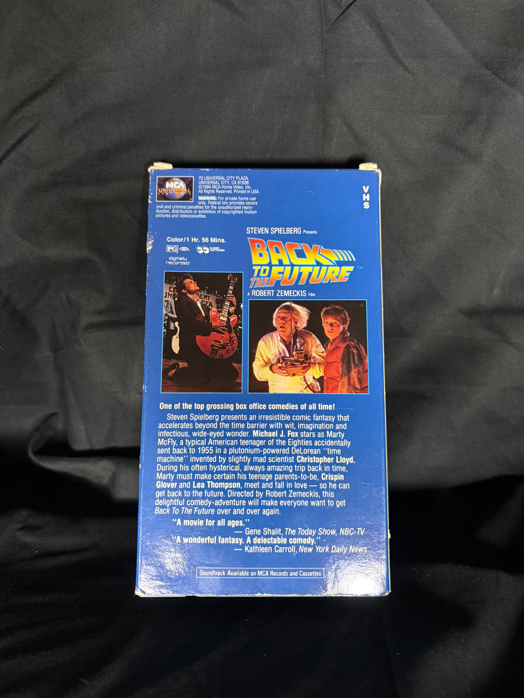VHS | BACK THE FUTURE
