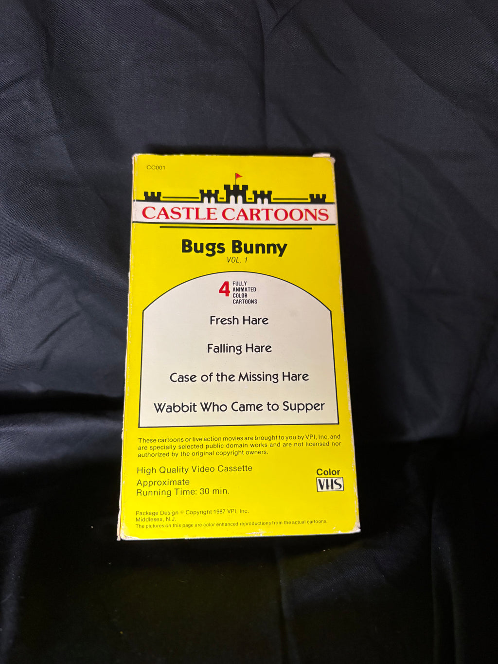 VHS | CASTLE CARTOONS: BUGS BUNNY VOL. 1