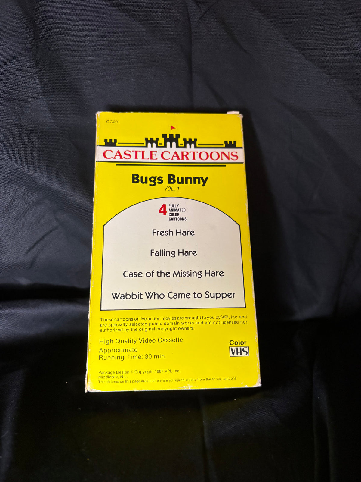 VHS | CASTLE CARTOONS: BUGS BUNNY VOL. 1