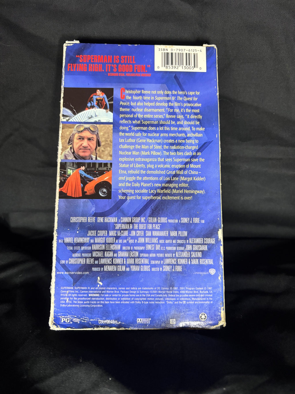 VHS | SUPERMAN IV: THE QUEST FOR PEACE