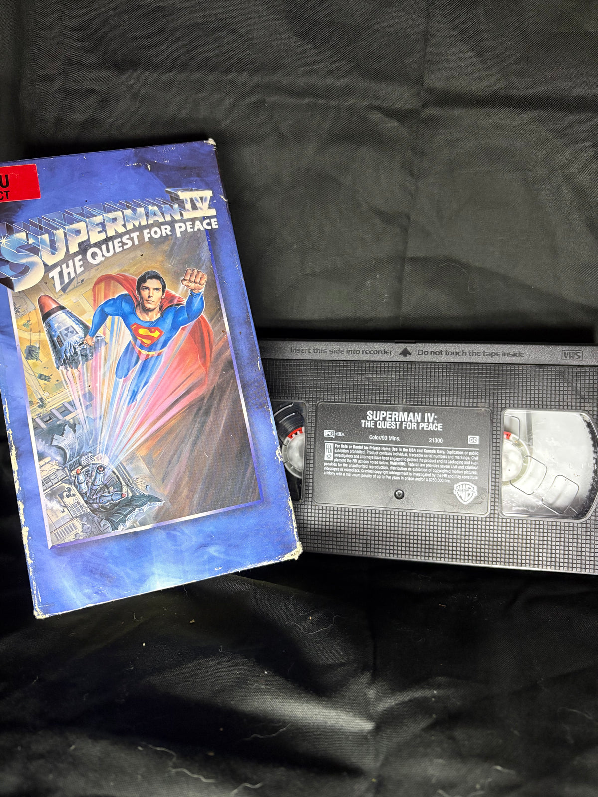 VHS | SUPERMAN IV: THE QUEST FOR PEACE