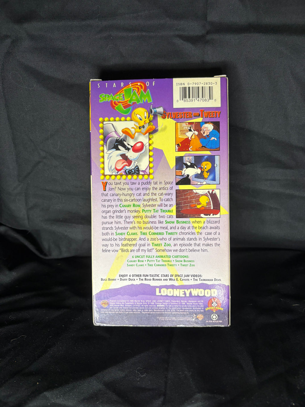 VHS | STAR OF SPACE JAM: SYLVESTER AND TWEETY