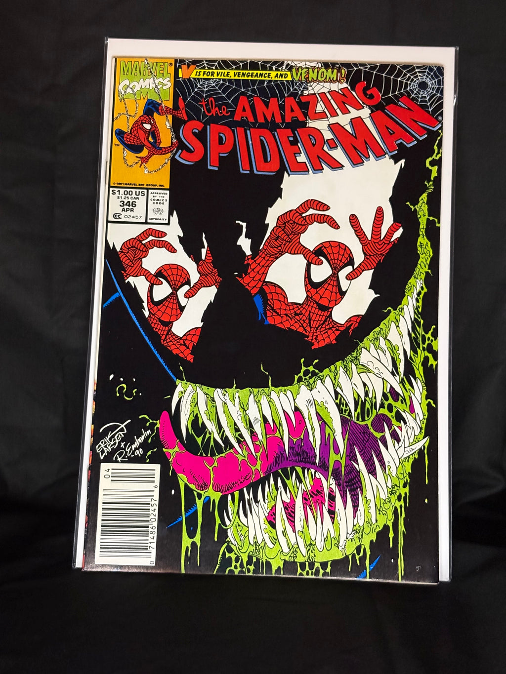 THE AMAZING SPIDER-MAN #346 MARVEL COMICS