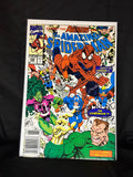 THE AMAZING SPIDER-MAN #348 TEAMS WITH THE AVENGERS MARVEL COMICS