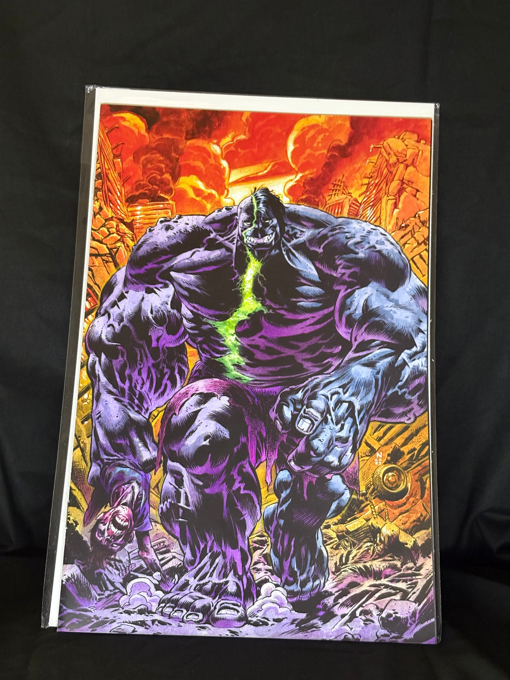 INFERNAL HULK #1 FEATURING NIC KLEIN 1:100 VIRGIN VARIANT COVER