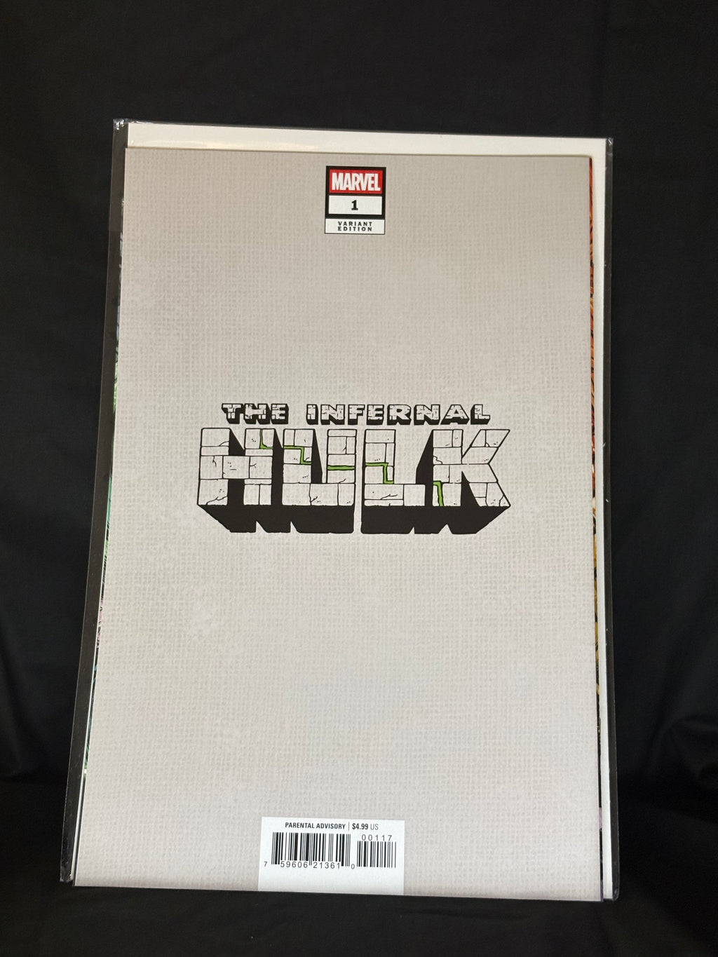 INFERNAL HULK #1 FEATURING NIC KLEIN 1:100 VIRGIN VARIANT COVER
