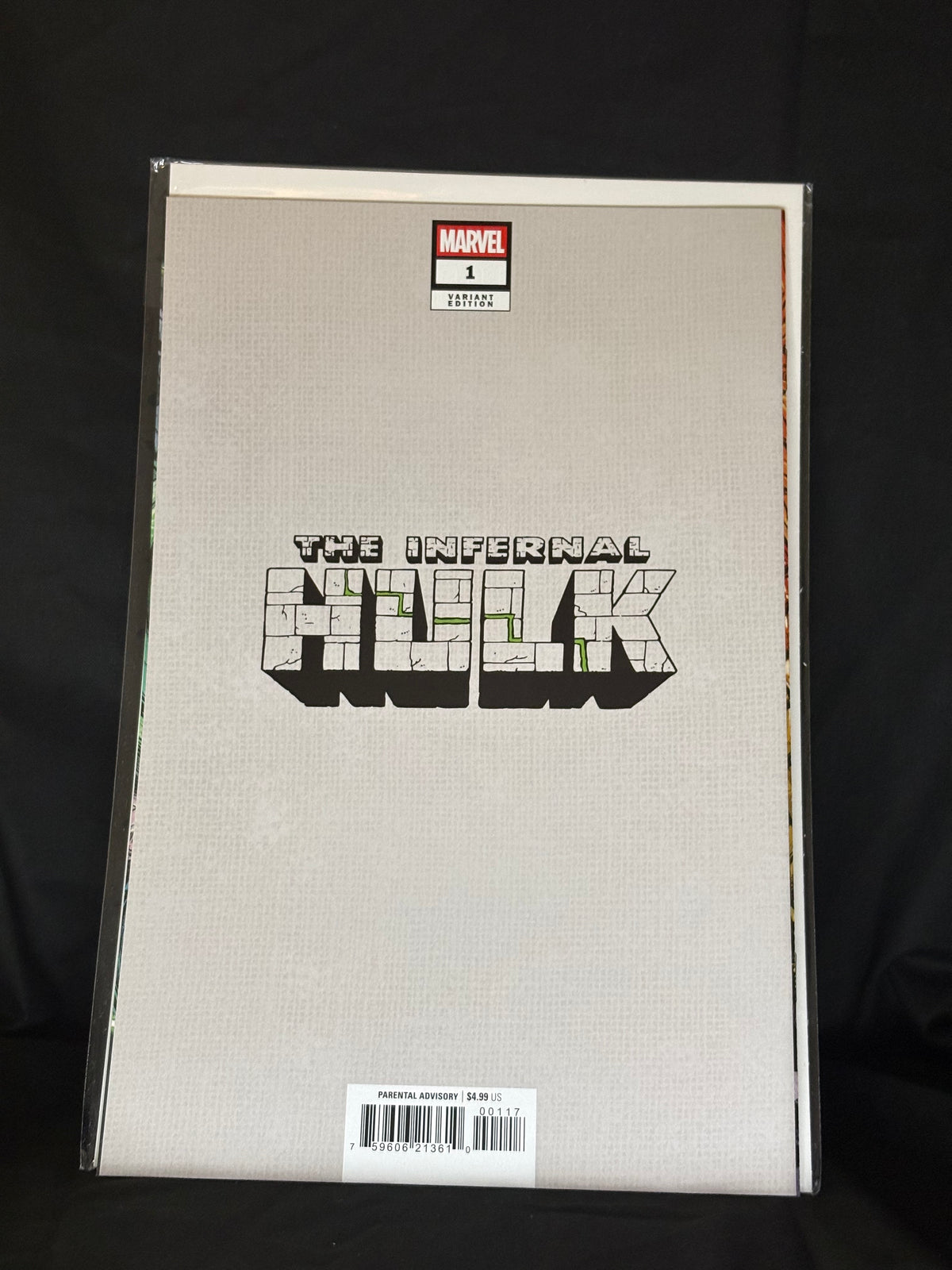 INFERNAL HULK #1 FEATURING NIC KLEIN 1:100 VIRGIN VARIANT COVER