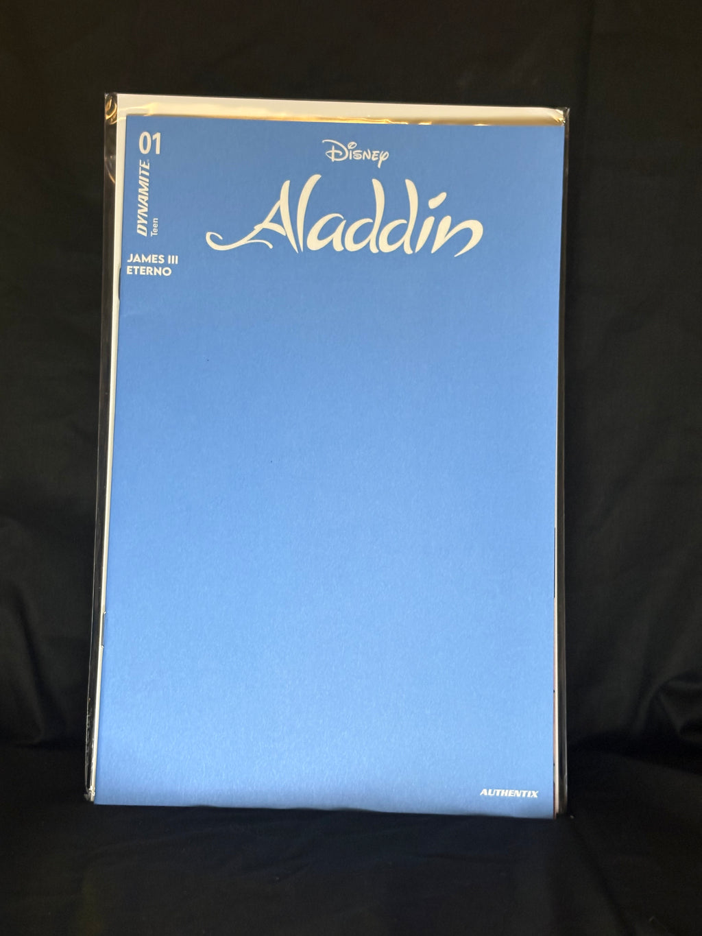 ALADDIN #1 COVER E BLANK AUTHENTIX VARIANT DYNAMIC ENTERTAINMENT