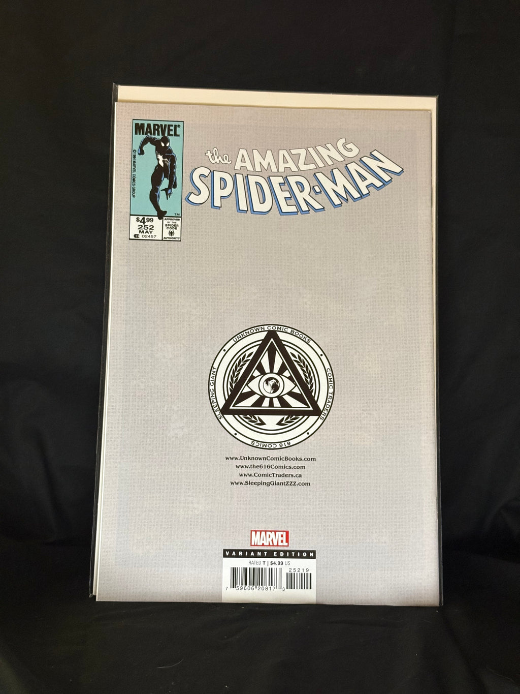 AMAZING SPIDER-MAN #252 FACSIMLE EDITION "VIRGIN" COVER