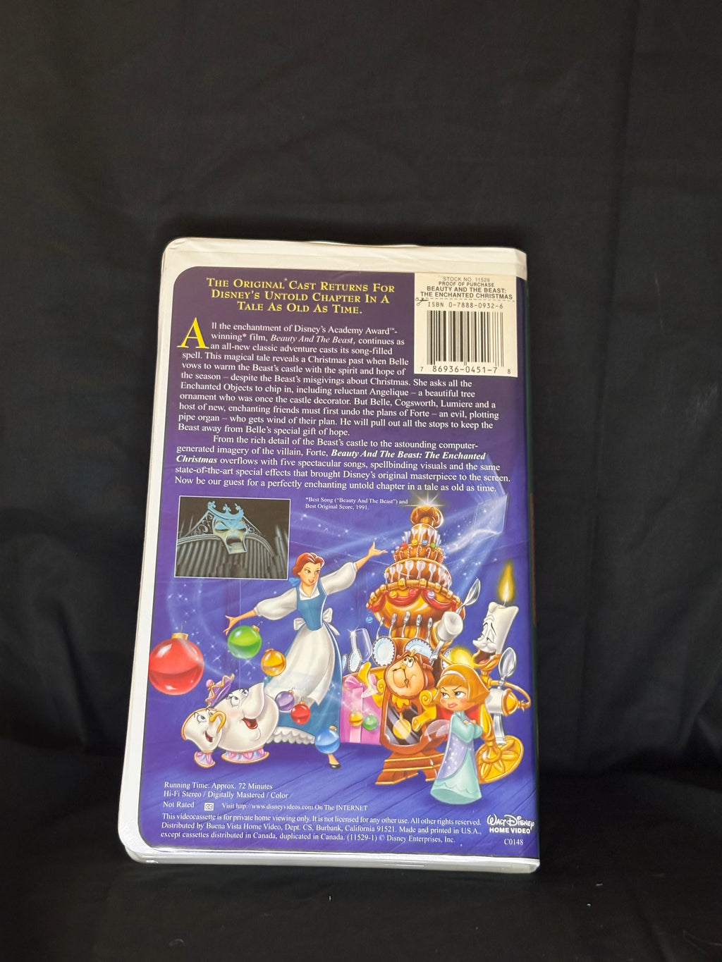 VHS | BEAUTY AND THE BEAST: THE ENCHANTED CHRISTMAS (1997)
