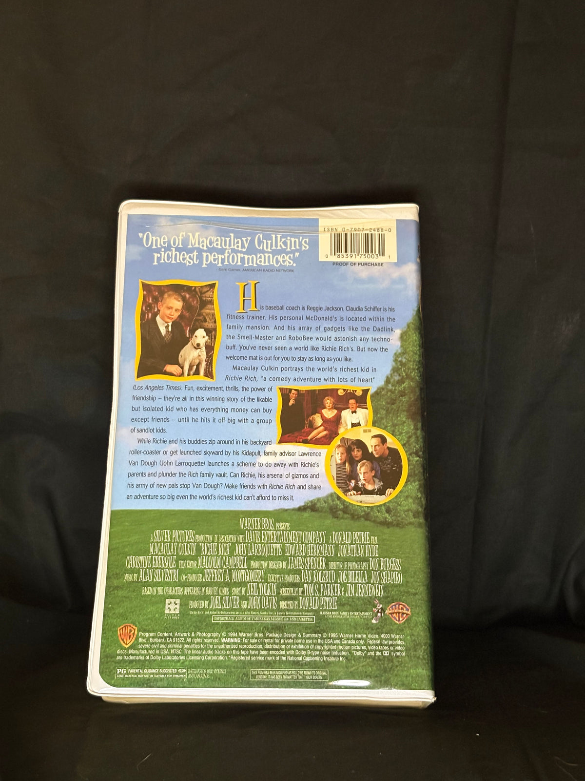 VHS | RICHIE RICH FEATURING MACAULAY CULKIN (1994)