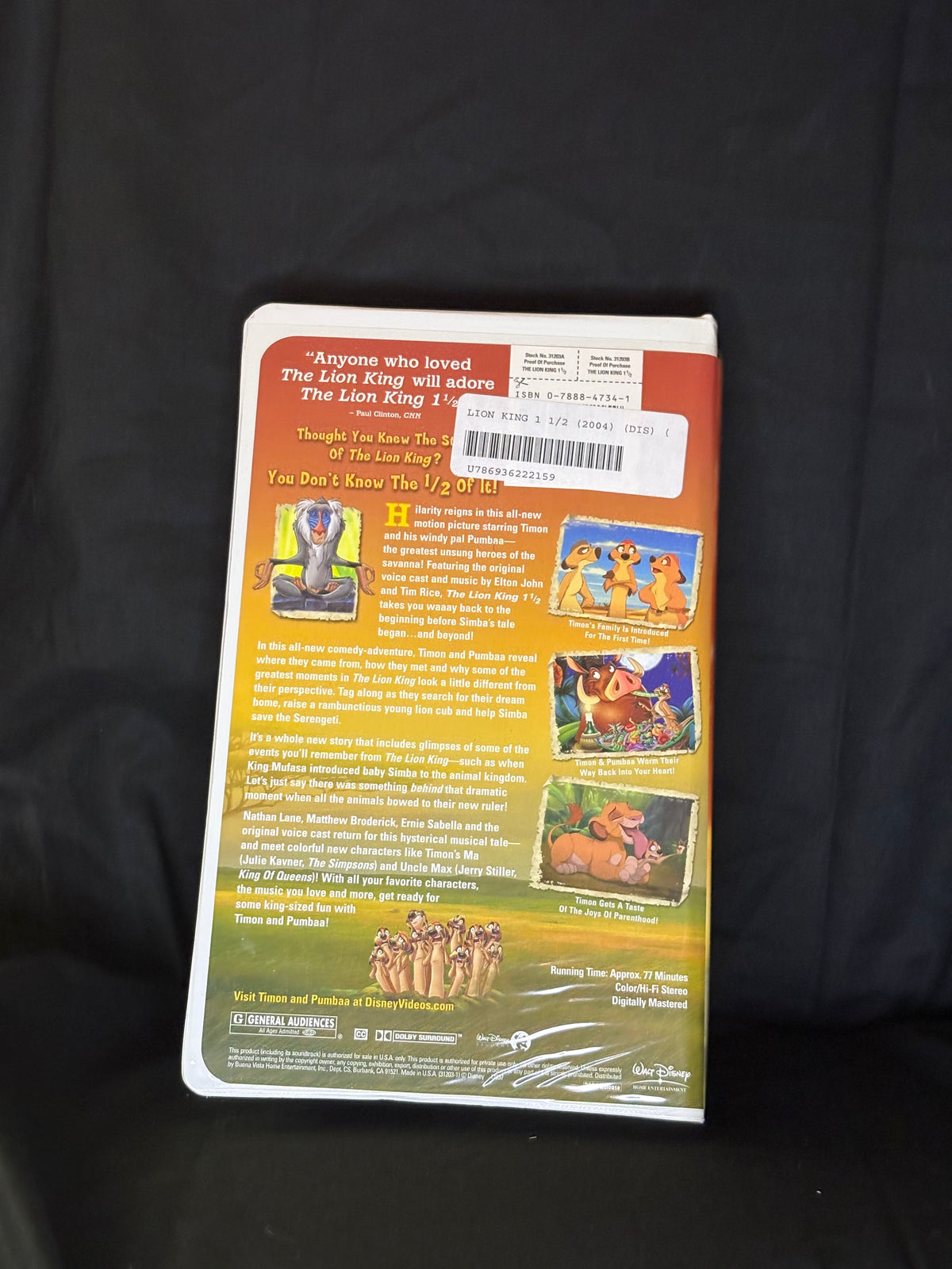 VHS | THE LION KING 1 1/2 (2004)