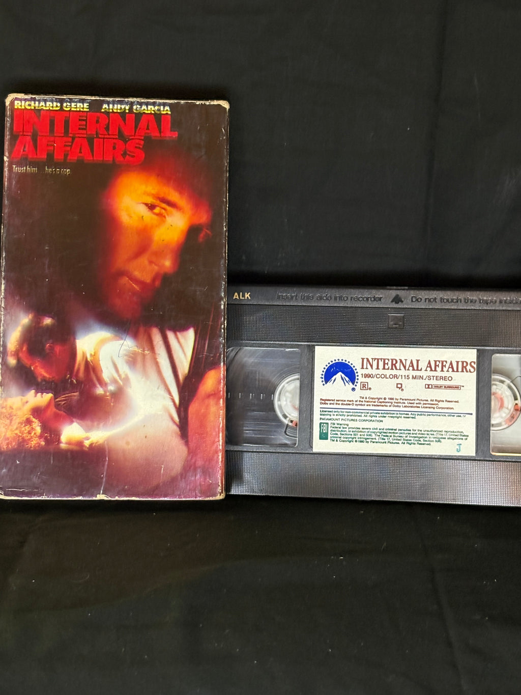 VHS | INTERNAL AFFAIRS (1990)