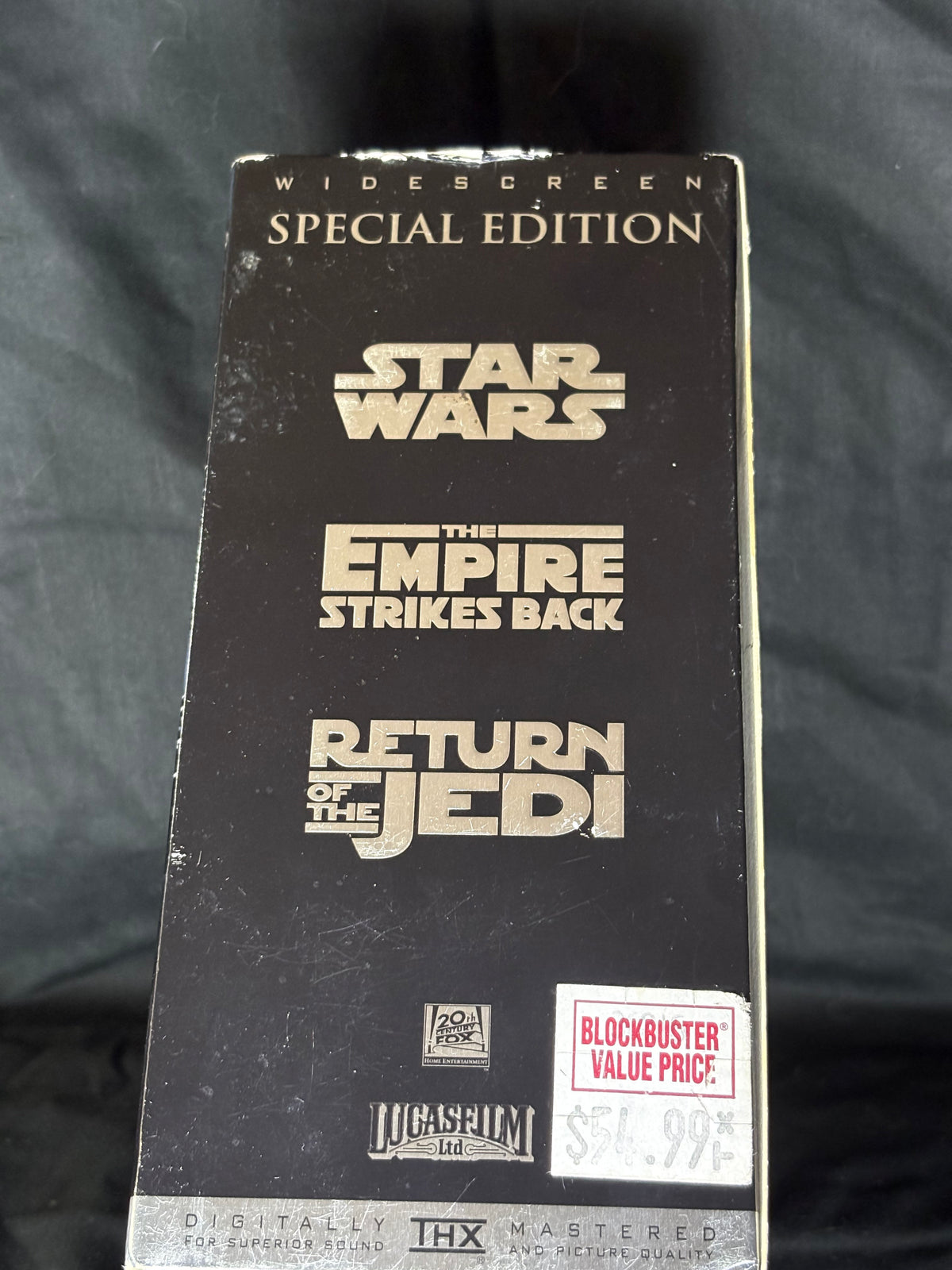 VHS | STAR WARS TRILOGY SPECIAL EDITION WIDESCREEN VHS BOX SET