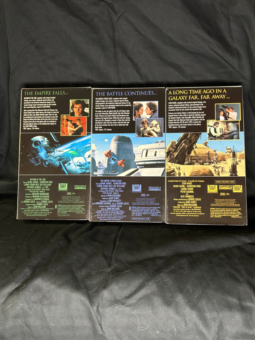 VHS | STAR WARS TRILOGY SPECIAL EDITION WIDESCREEN VHS BOX SET