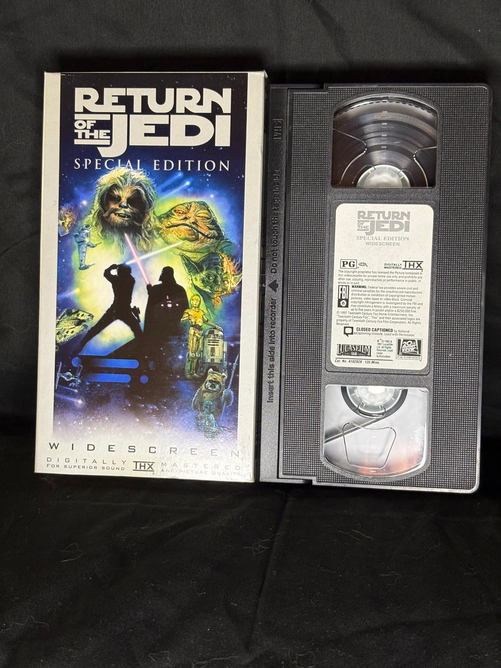 VHS | STAR WARS TRILOGY SPECIAL EDITION WIDESCREEN VHS BOX SET