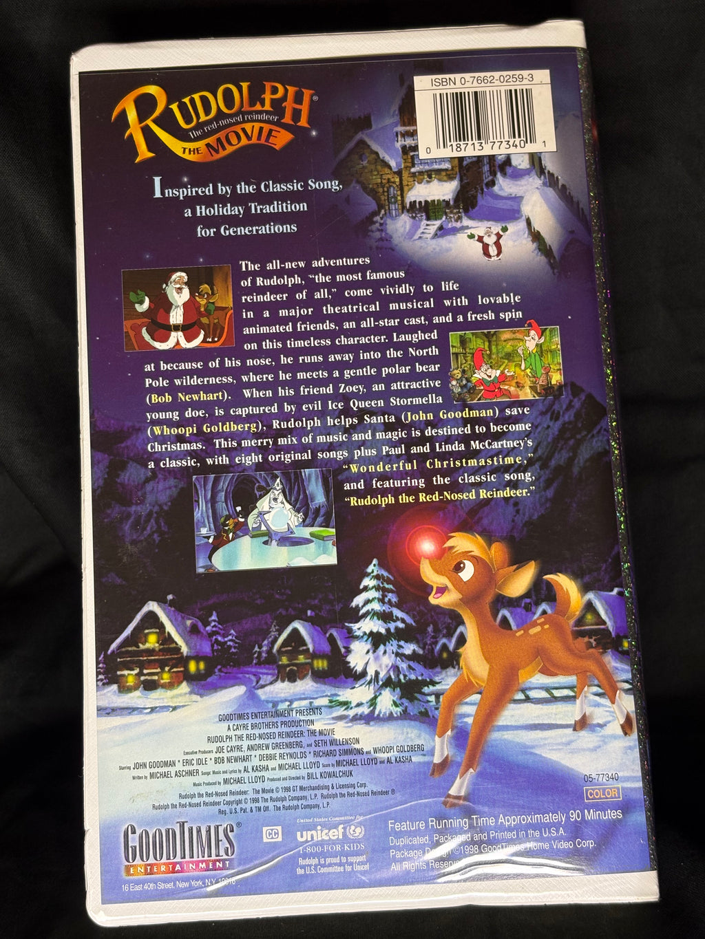 VHS | RUDOLPH THE RED-NOSED REINDEER: THE MOVIE (1998)
