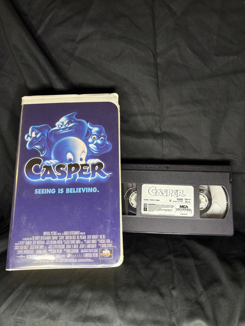 VHS | CASPER "SEEING IS BELIEVING" (1995)