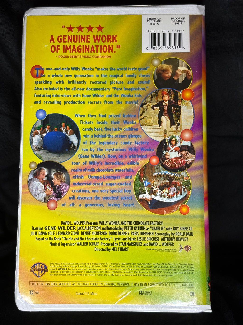 VHS | WILLY WONKA & THE CHOCOLATE FACTORY (1971)